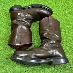 Red Wing Pecos 2231 Amber Leather Steel Toe Work Boots  Sz 10, Made in USA. EUC